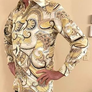 Vintage One of a Kind Button Up Dress Shirt